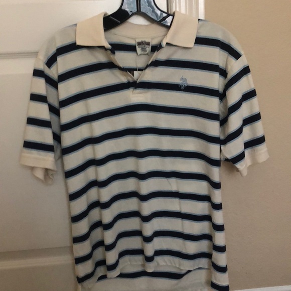 U.S Polo Assn. Boys White and Blue Striped… - Picture 8 of 11
